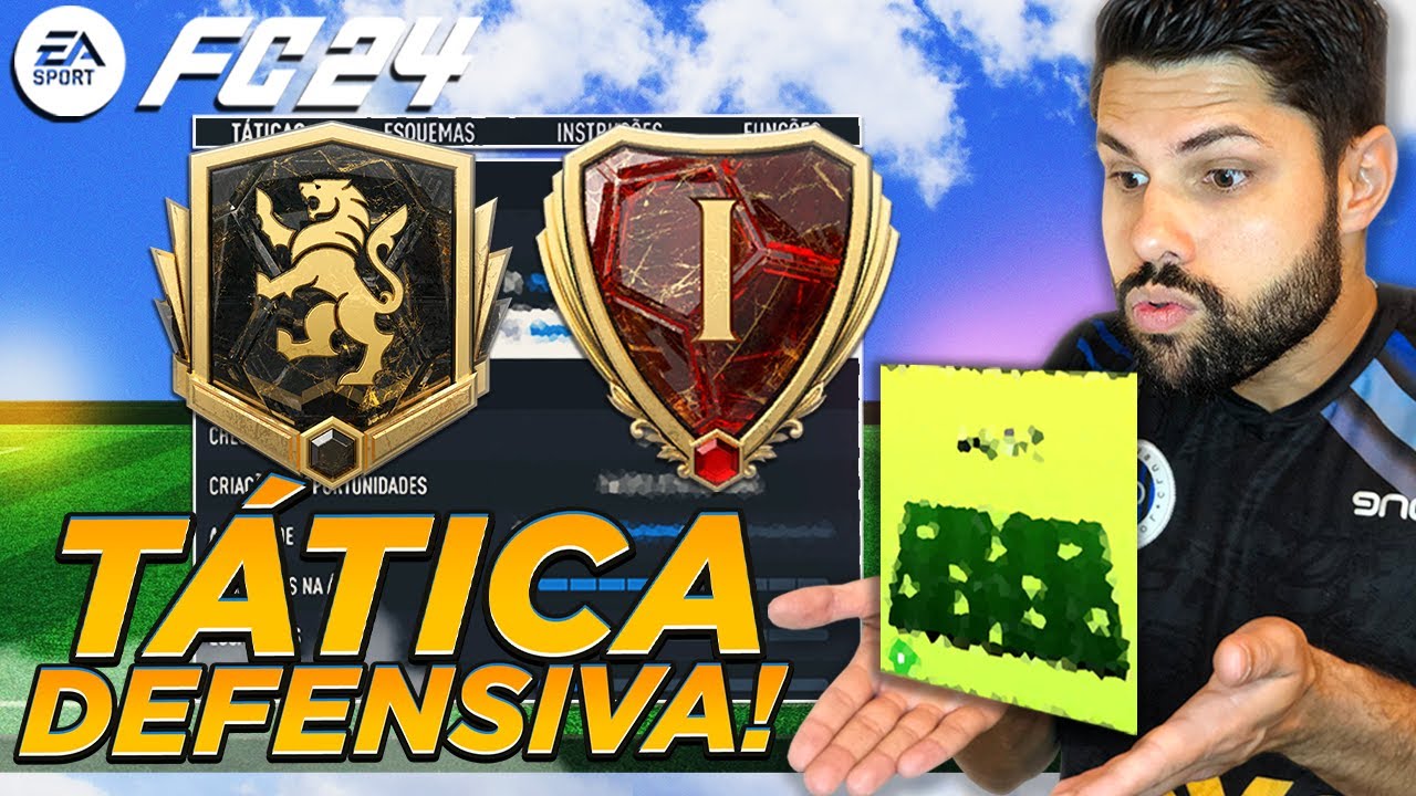TÁTICA DEFENSIVA PARA SEGURAR O RESULTADO NO EA FC 24