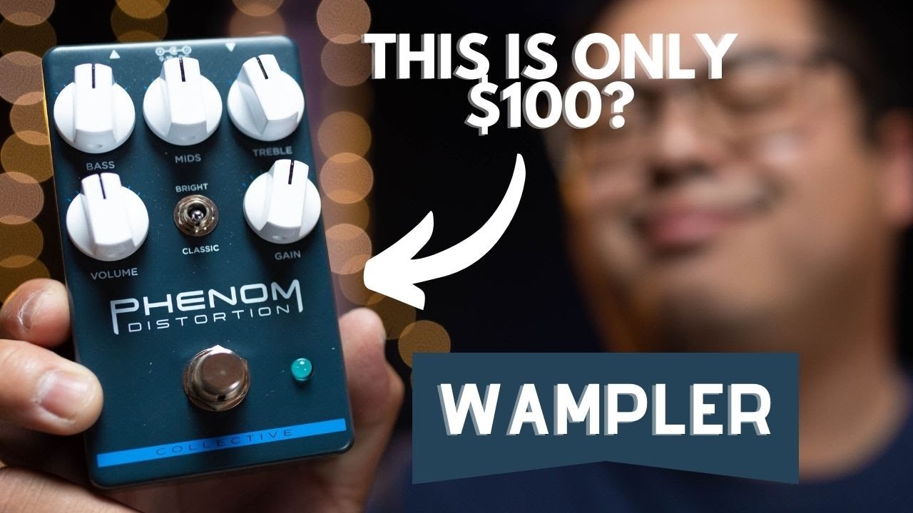 $100 Pedal Wampler Phenom Affordable Distortion Review (IT'S AMAZING)