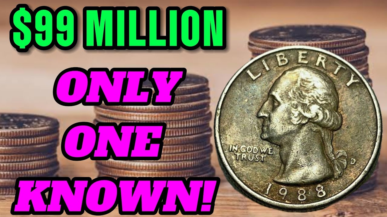 1988 Quarter Worth BIG MONEY! Most Valuable US Quarter Coins