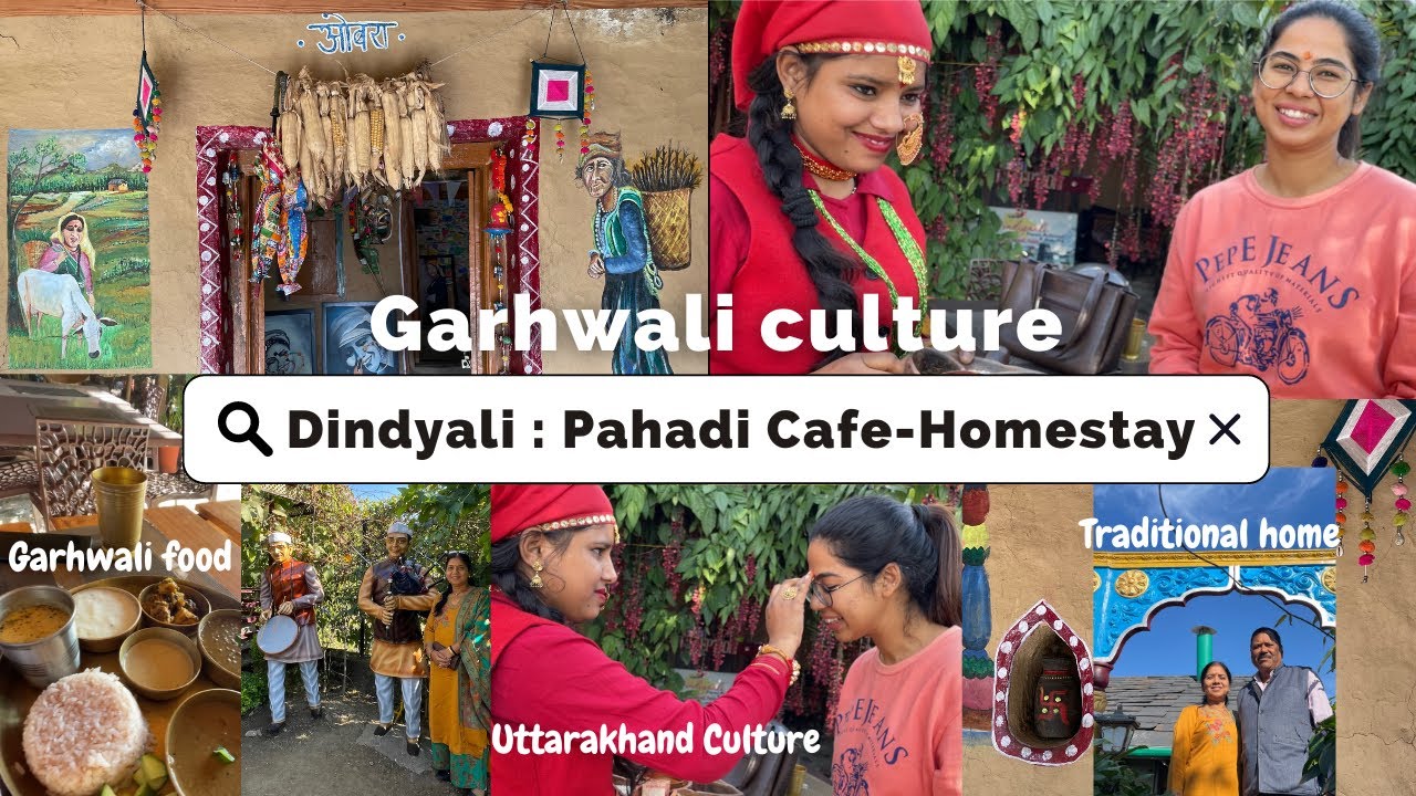 Dindyali cafe vlog - Dehradun's FIRST PAHADI Homestay 😍Authentic garhwali food #vlog