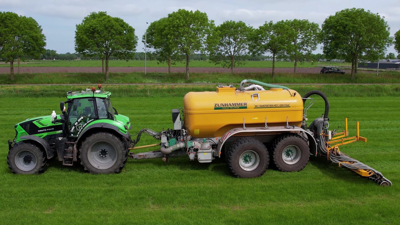 Mest Injecteren | Injecting Slurry | Gülle ausbringen | Deutz-Fahr | Zunhammer | Mestseizoen 2023