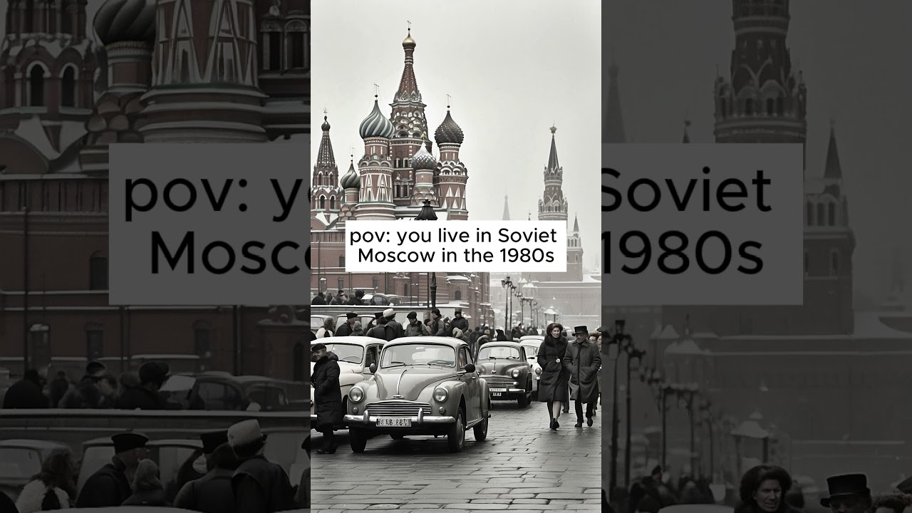 1980s Moscow: A Gilmpse Into Soviet Life #shrots #history #moscow