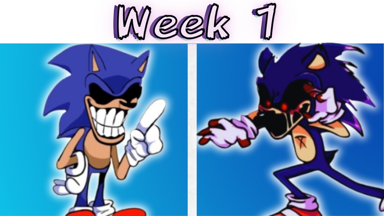 FNF - Sonic.exe The Great War V2 Week 1 Full week [#1] #fnf #fnfmods