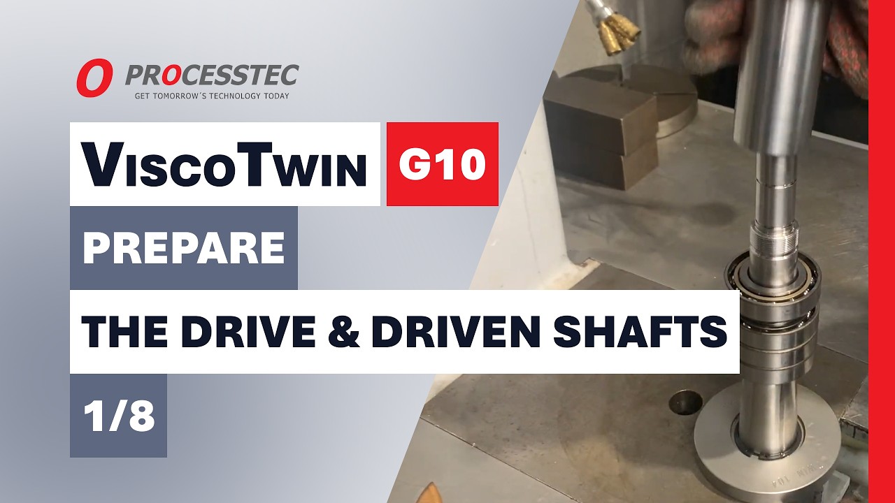 Prepare the Drive & Driven Shafts (1/8) ViscoTwin G10 | Maintenance Tutorial