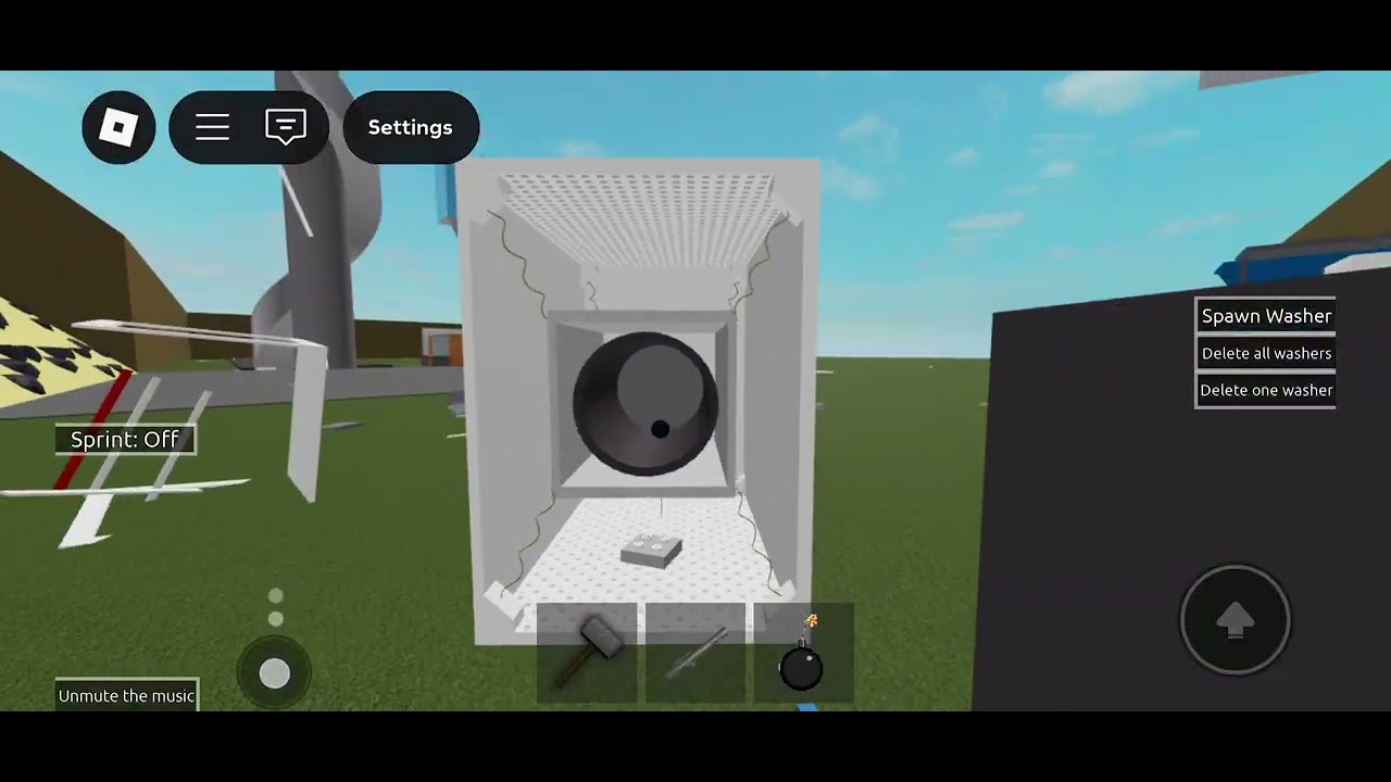WASHING MACHINE DESTRUCTION GAMEPLAY