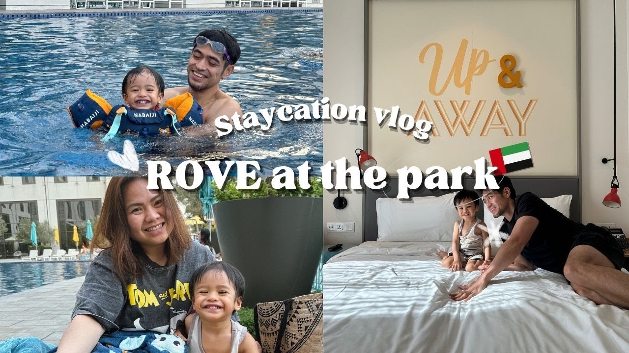 ROVE AT THE PARK, Dubai staycation with breakfast, Outlet Village, family bonding | Dubai Vlog