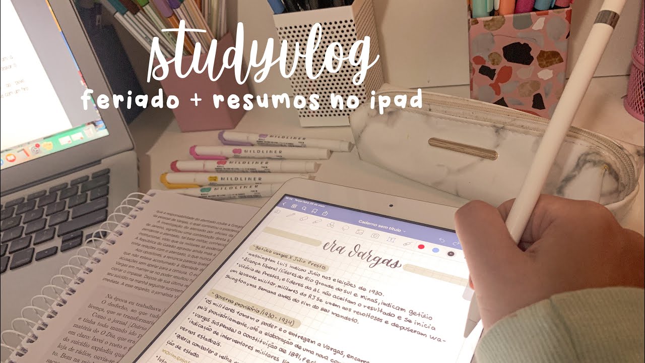 studyvlog | feriado + resumo no ipad
