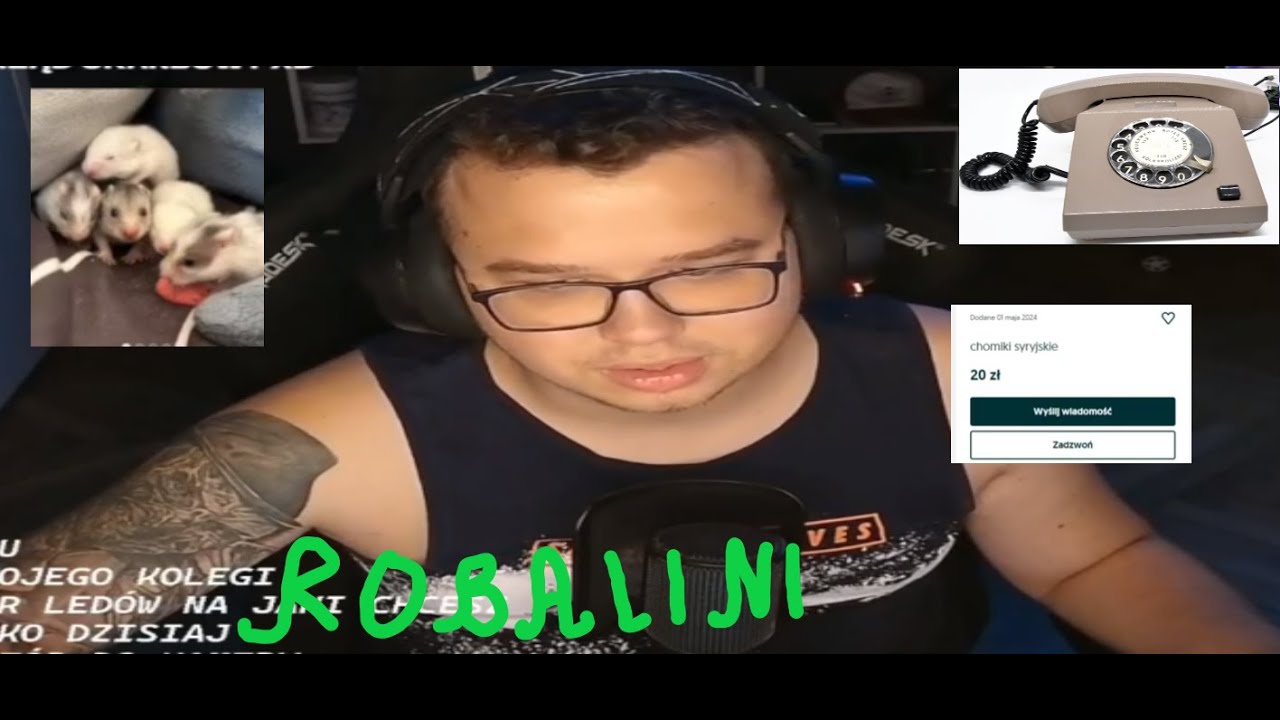 ROBALINI DZWONI PO CHOMIKI I TYP GO WYZYWA (TELEFON ROKU)