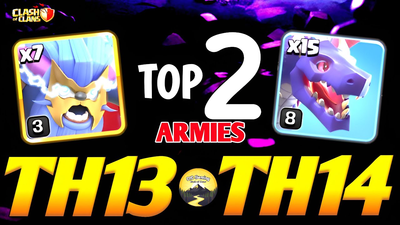 TH13 vs TH14 💯💯 2 Unstoppable Strategies to 3-Star Higher Town Halls! 🏆 (TH13 Strategy) 