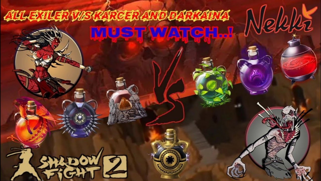 shadow fight 2 || All Exlier experiments || Must Watch First in YouTube