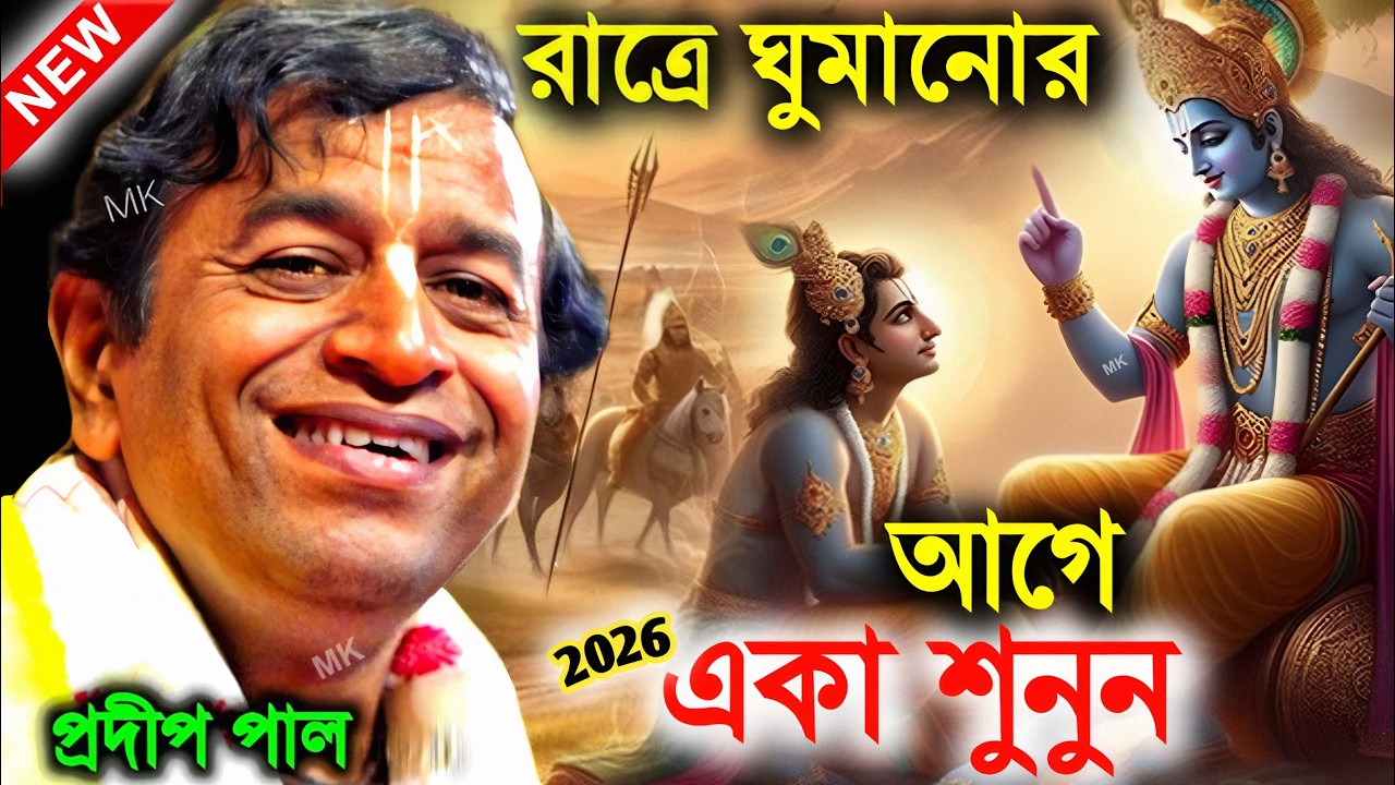 রাতে ঘুমানোর আগে একা শুনুন ! প্রদীপ পাল তত্ত্বকথা ! প্রদীপ পাল নতুন কীর্তন ! pradip pal new kirtan