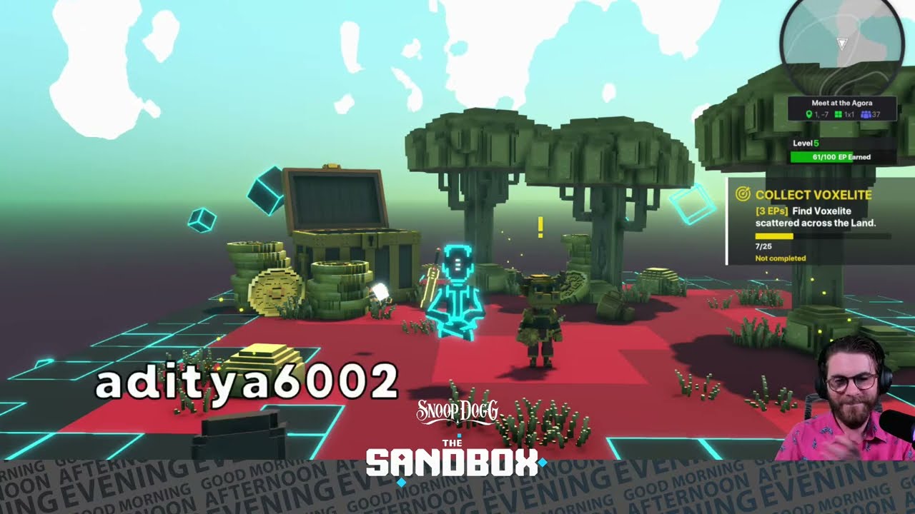 The Sandbox GMAE Stream - Meet at the Agora Experience with @TheVisionEx