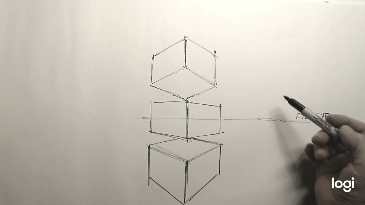 3 D  Eye Level cubes