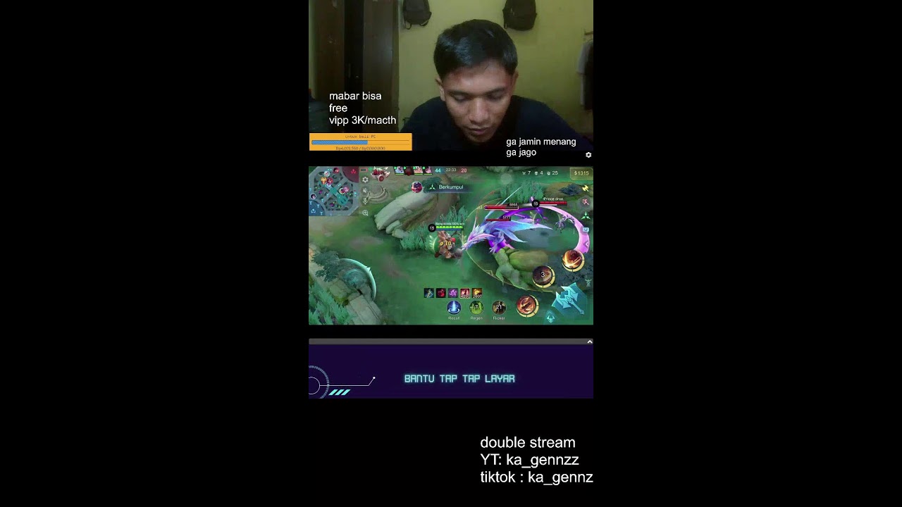 Streamer kecil MLBB