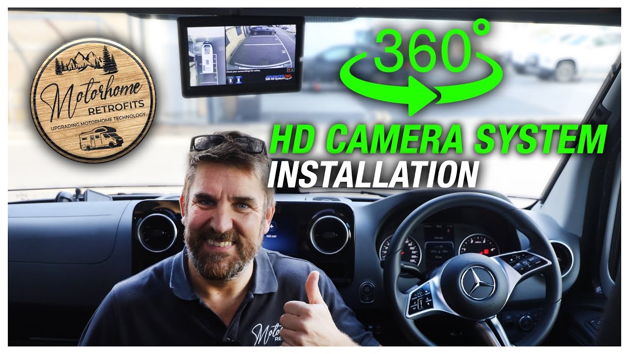 Автодом 2025 года с нашей фирменной системой 360° HD-камер! (Вид сверху)