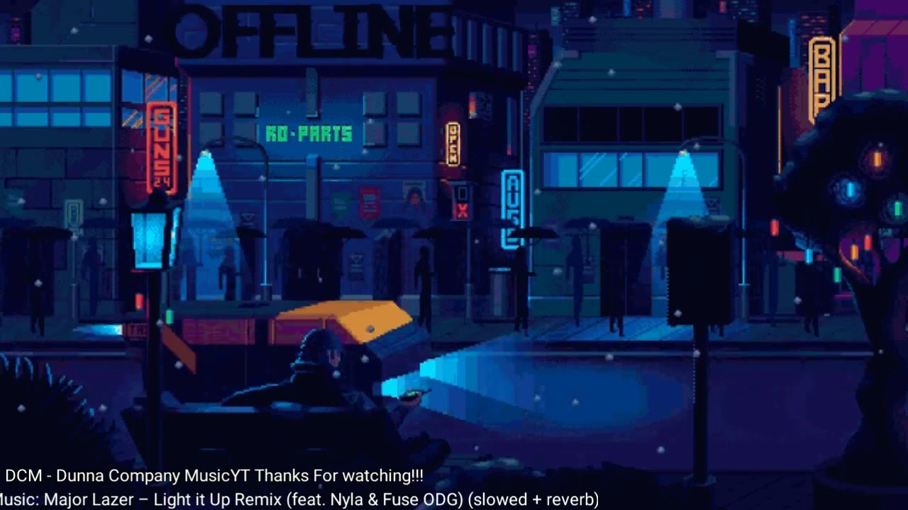 Major Lazer – Light it Up Remix (feat. Nyla & Fuse ODG) ( slowed + reverb )