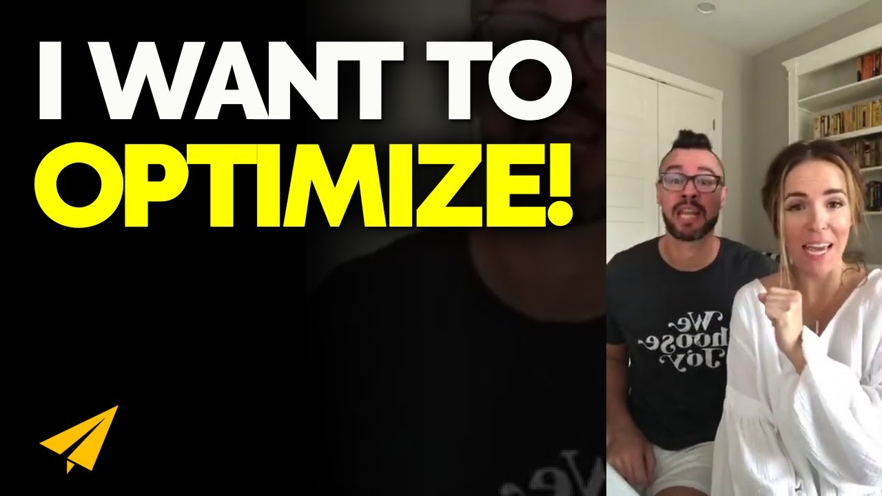 I WANT to OPTIMIZE! - Rachel Hollis and Dave Hollis Live Motivation