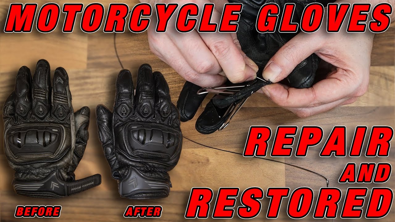 Motorcycle Gloves Repair and Restored!