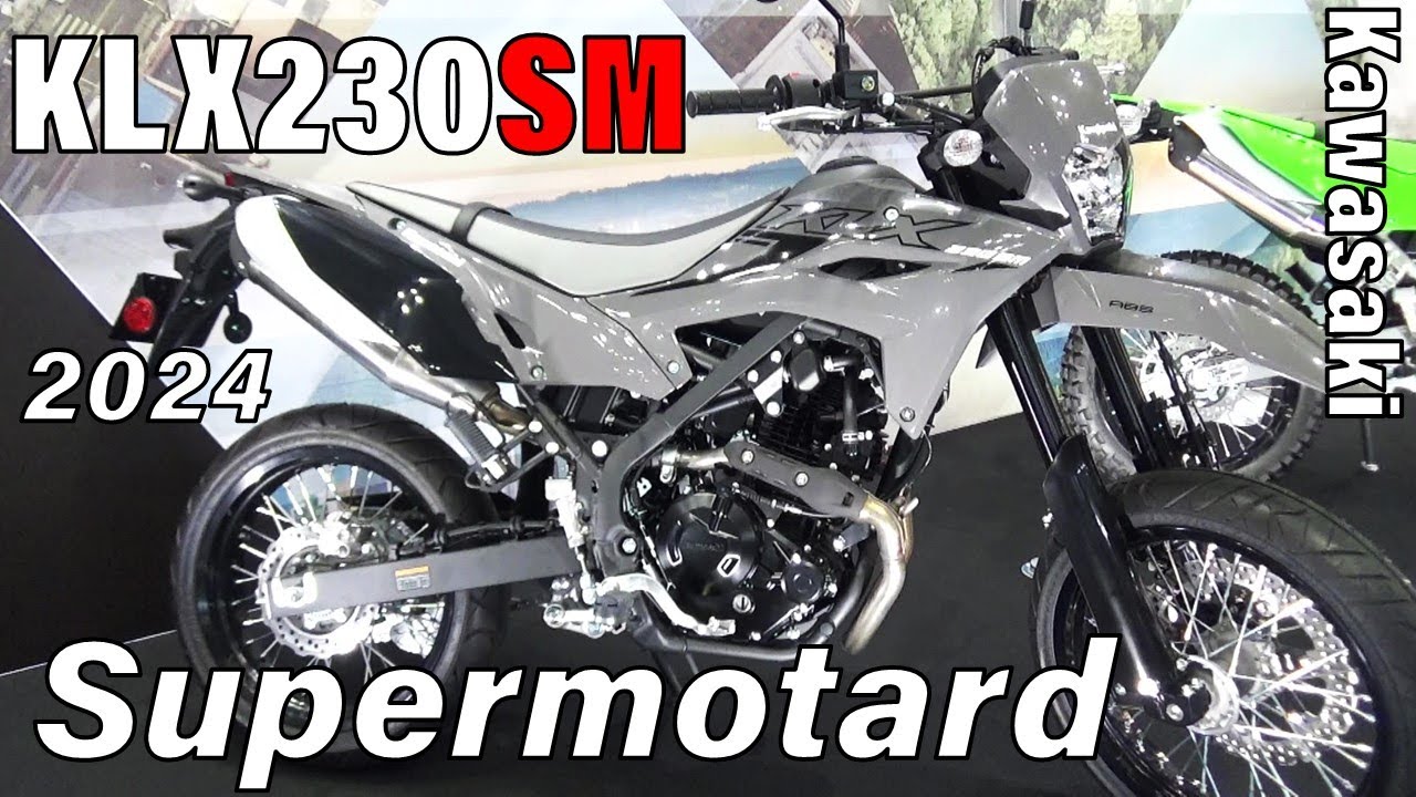 2024 新型KLX230SM スーパーモタードが排ガス規制に対応し日本でも発売決定 カワサキ KAWASAKI｜東京モーターサイクルショー2024