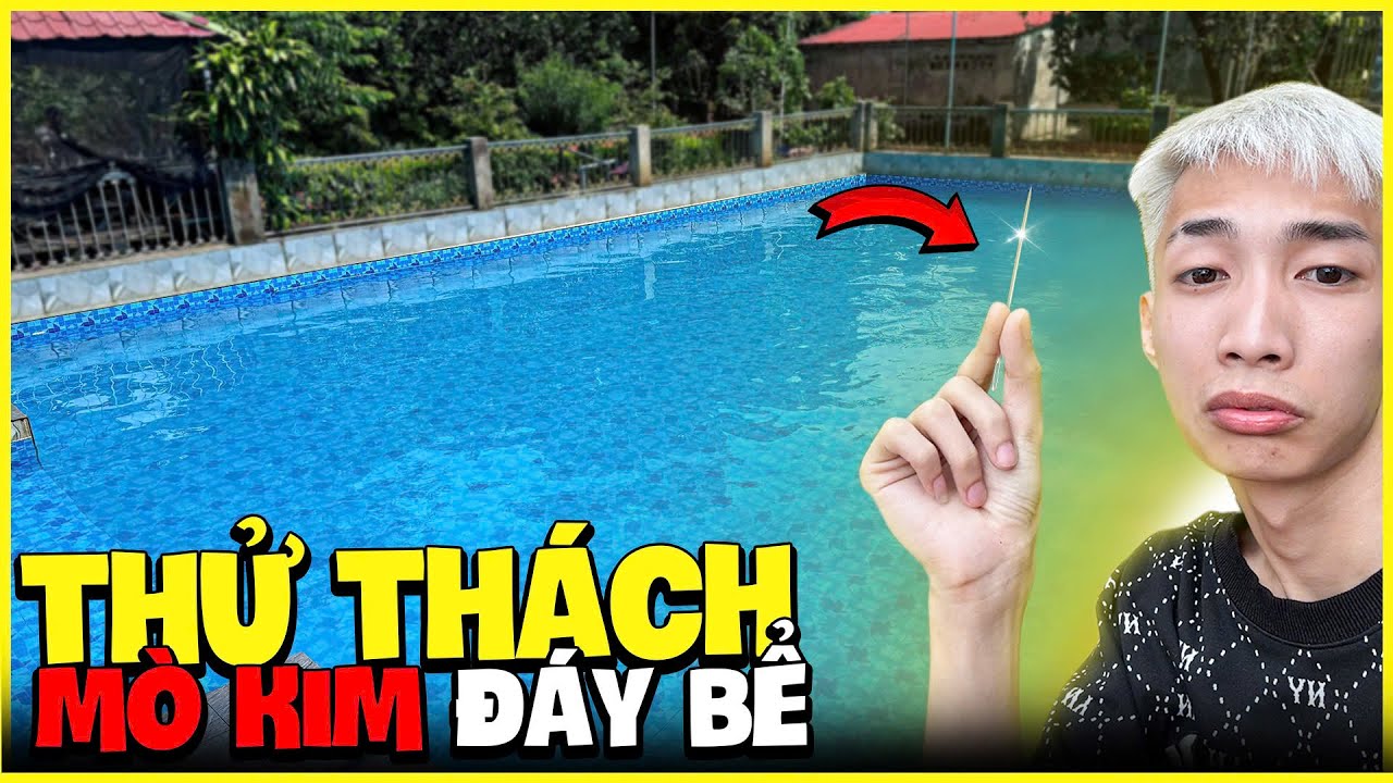 Đức M&otilde;m | Thử Th&aacute;ch M&ograve; Kim Đ&aacute;y Bể Nhận 3 Triệu VNĐ !!!