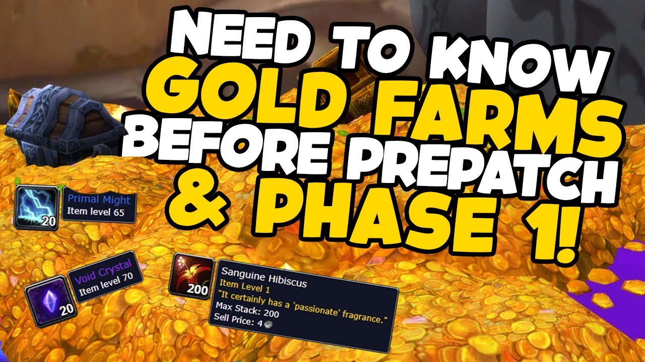 TBC Classic: Top 10 Gold Farms in PrePatch & Phase 1 (ft. FakeQT, ScotteJaye)