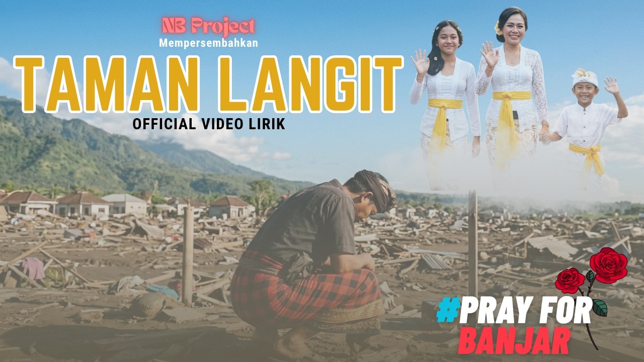 TAMAN LANGIT - Official Lyrics Video (by NB Project)  | Lagu Bali Sedih