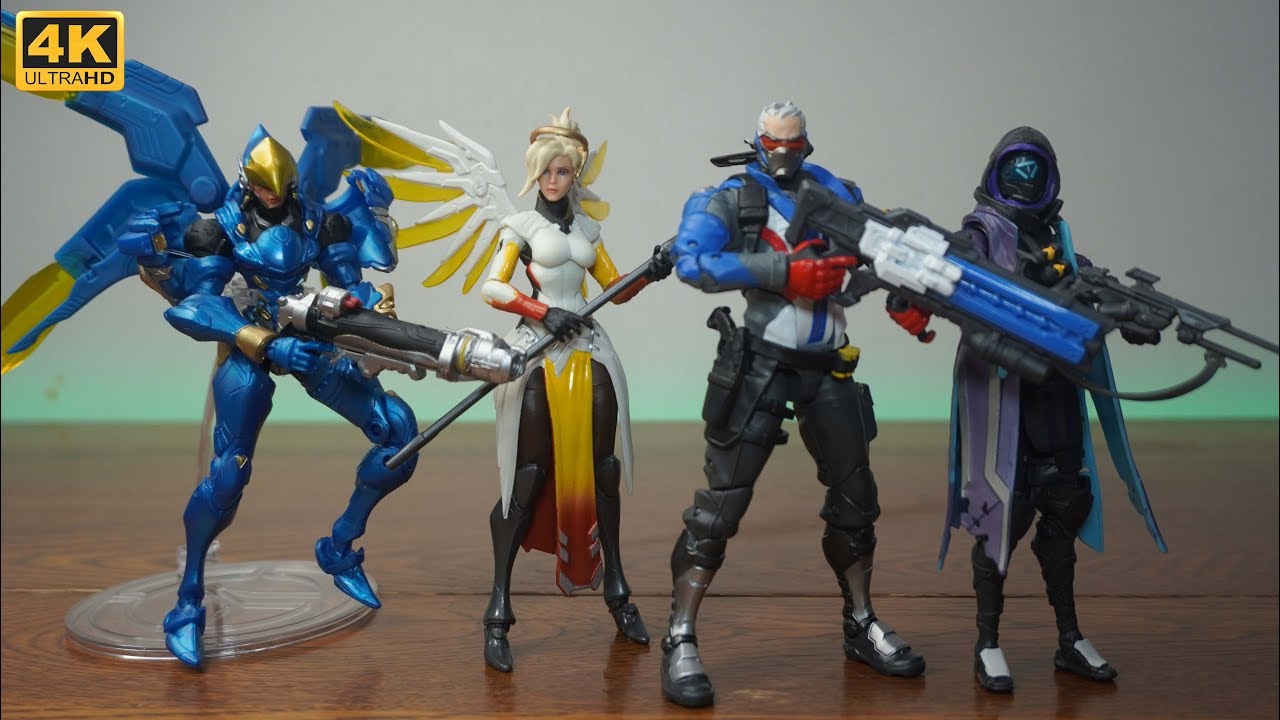 Unboxing: Hasbro Overwatch 2-Pack Wave 1 (Mercy, Pharah, Soldier 76, and Ana)