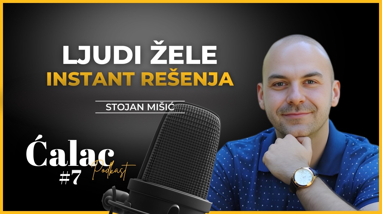 Stojan Mišić: Psihoterapeut o ulozi muškarca iz ličnog i profesionalnog iskustva | #7 Ćalac #podcast