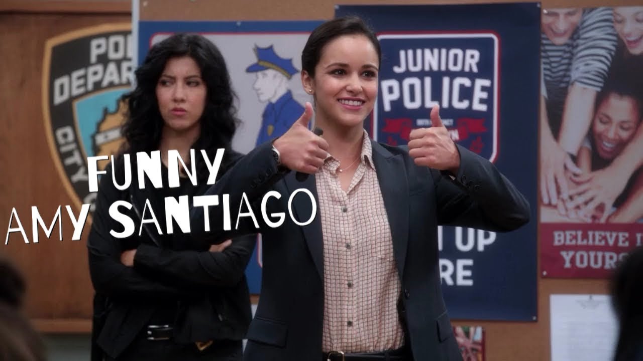 season 1 funny amy santiago logoless 1080p scenes | brooklyn nine-nine