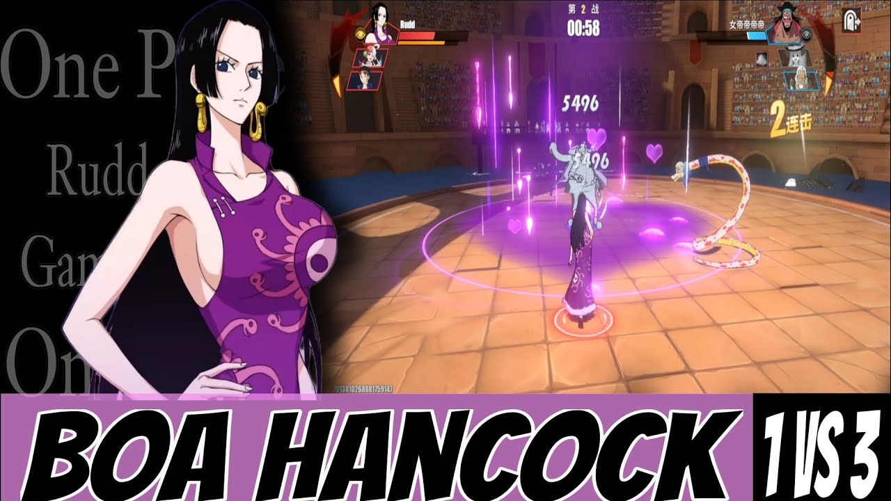 Gameplay New SS Boa Hancock 1vs3 In PVP Mode • One Piece Fighting Path