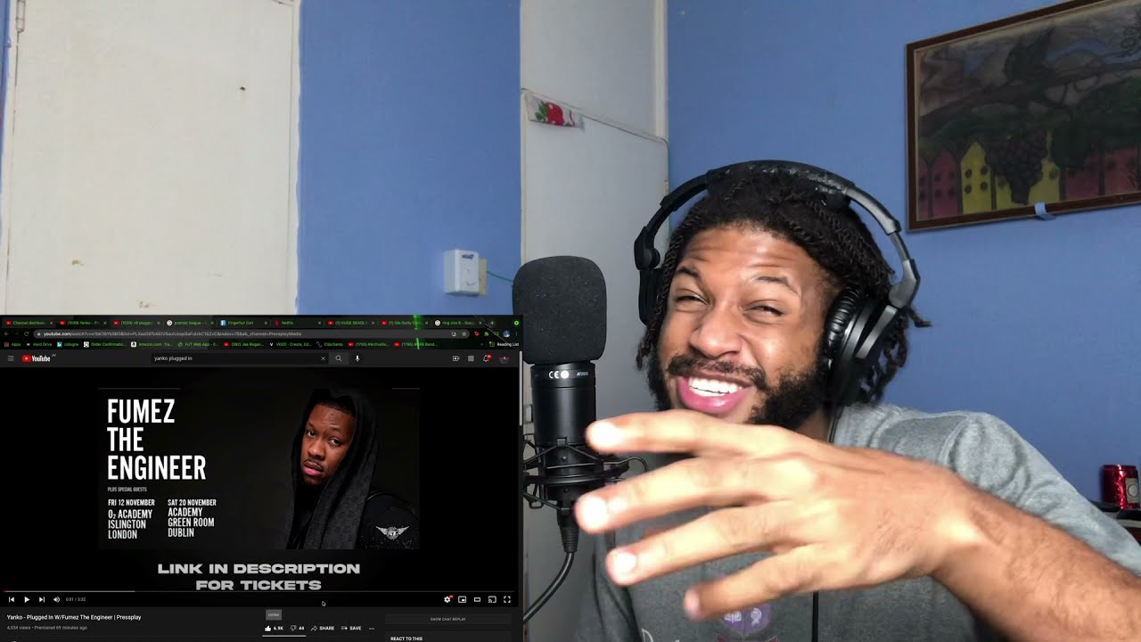 HE FINDS STABBING ENTERTAINING??? WTF 😱 Yanko - Plugged In W/Fumez The Engineer | Pressplay REACTION