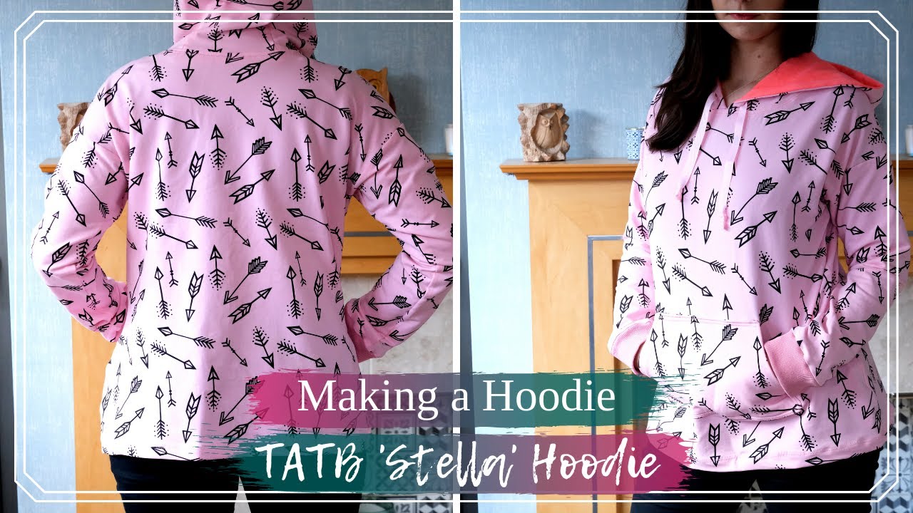 How to Make a Hoodie from Scratch | Sewing the Stella Hoodie by TATB | Sew with Me