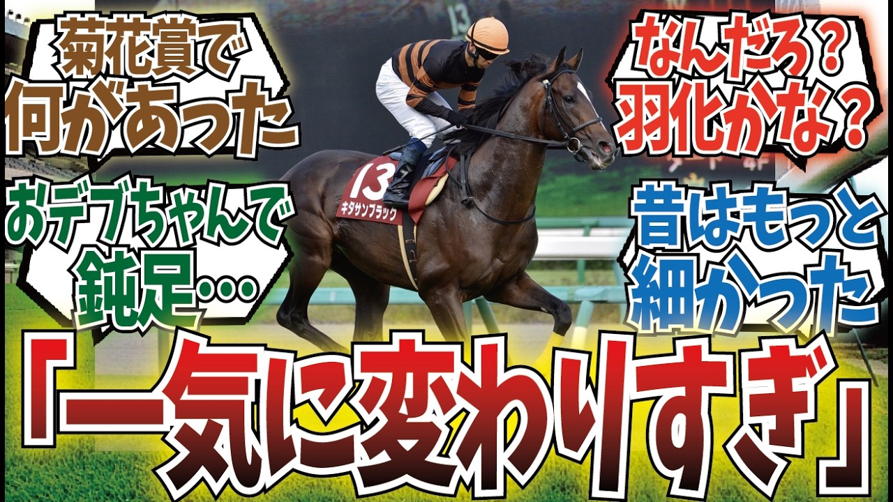 「キタサンブラック覚醒前後のコメントがヤバすぎる」に対するみんなの反応集