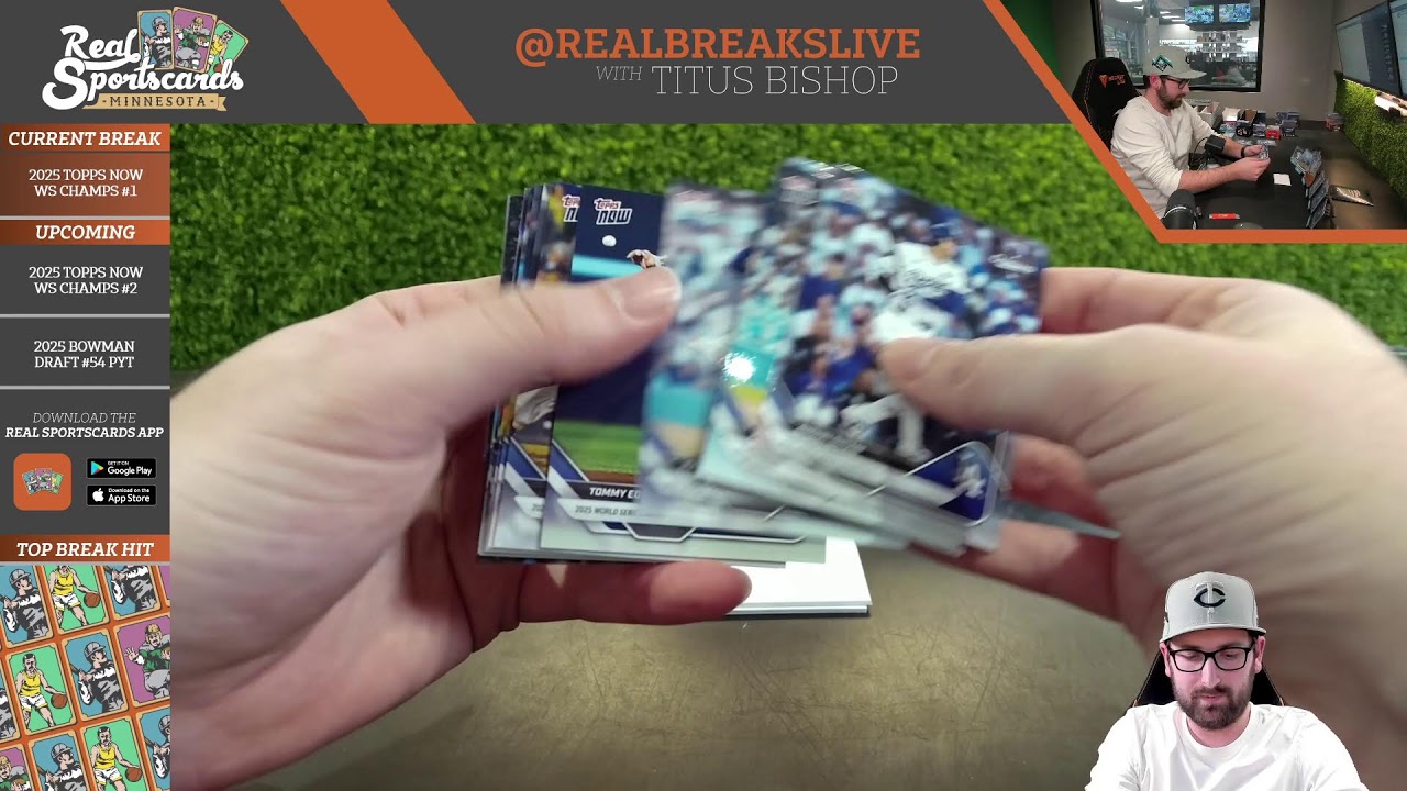 2025 Topps Now World Series Champions Team Set #1 Random Player (1/20/25)