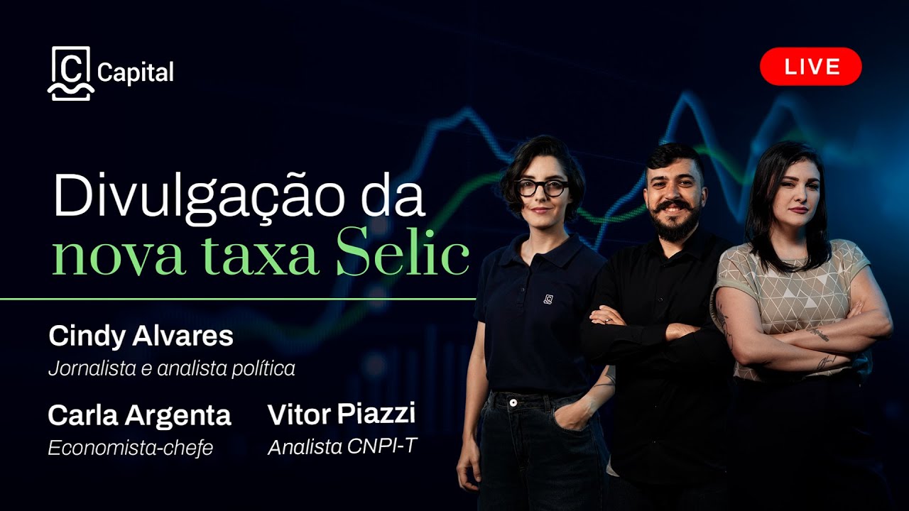 COPOM MANTÉM DA SELIC EM 15% | LIVE DO Copom | CM CAPITAL (28/01)