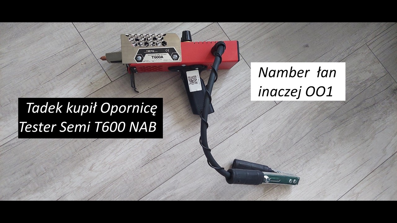 Tester Opornica 600A Semi T600 NAB rozpakowanie.