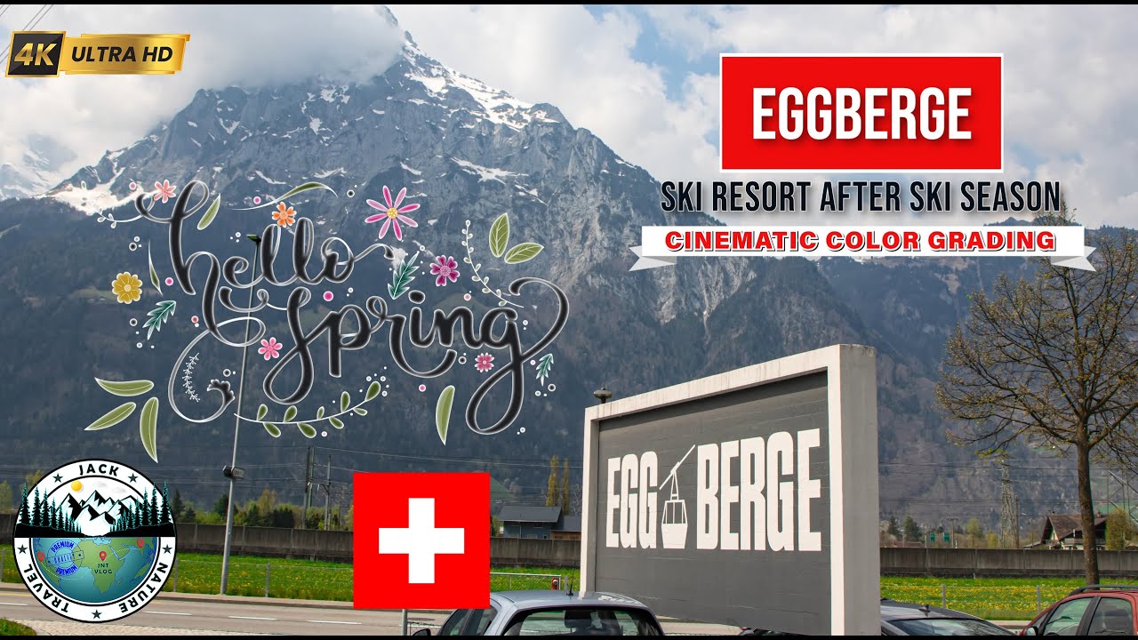 Discover Ski Resort EGGBERGE in After Ski Season | Switzerland | 4K