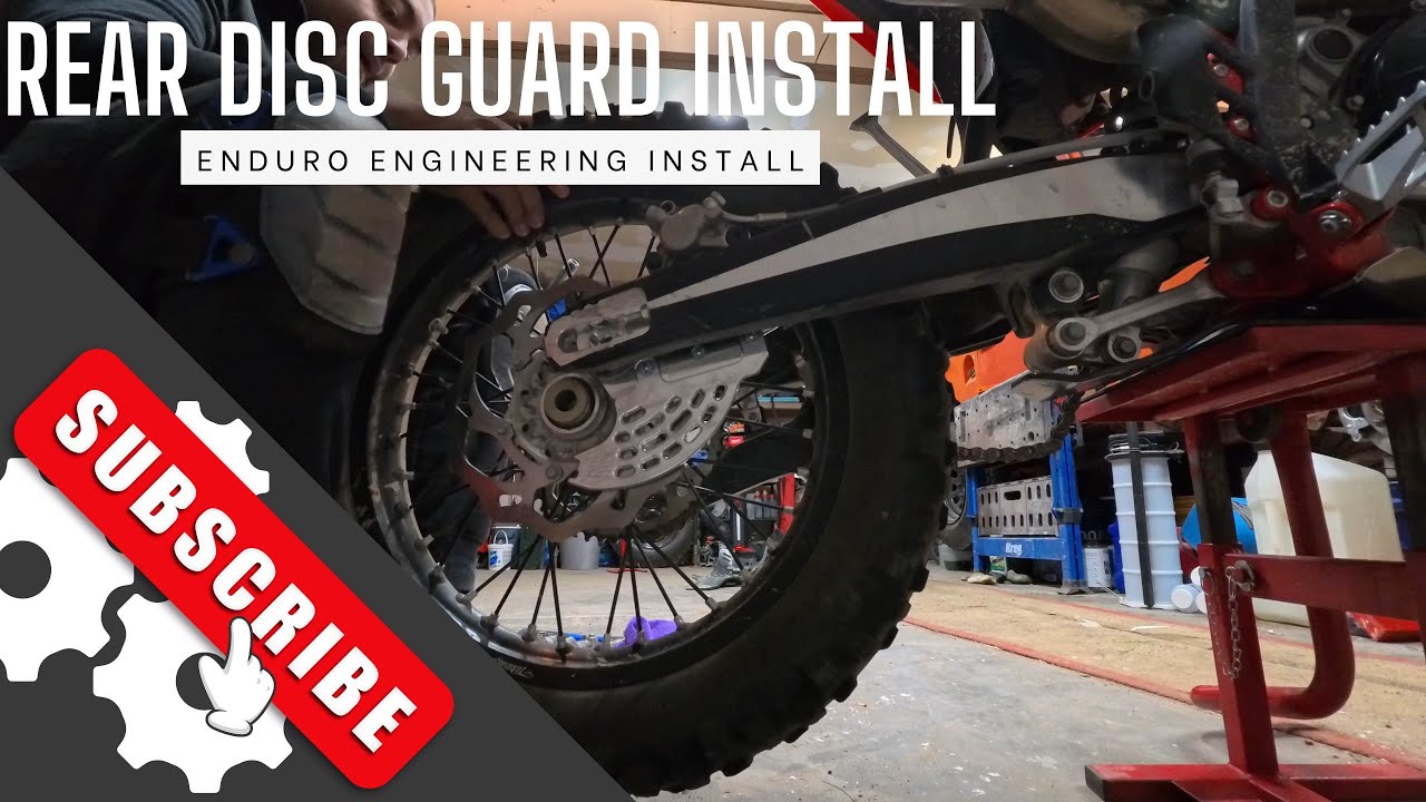 Enduro Engineering Rear Brake Disc Guard Install on my Beta 390 RRS