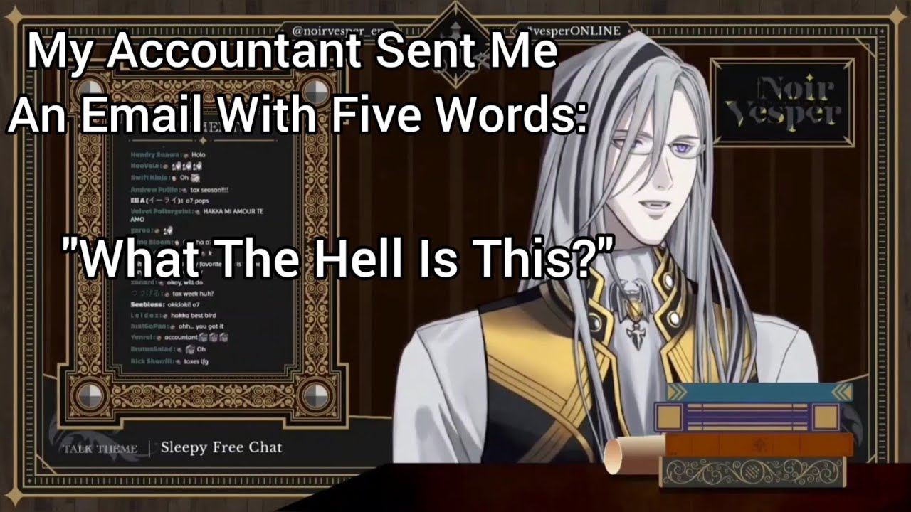 Vesper Stalling from Meeting his Accountant Instead of Ending Stream