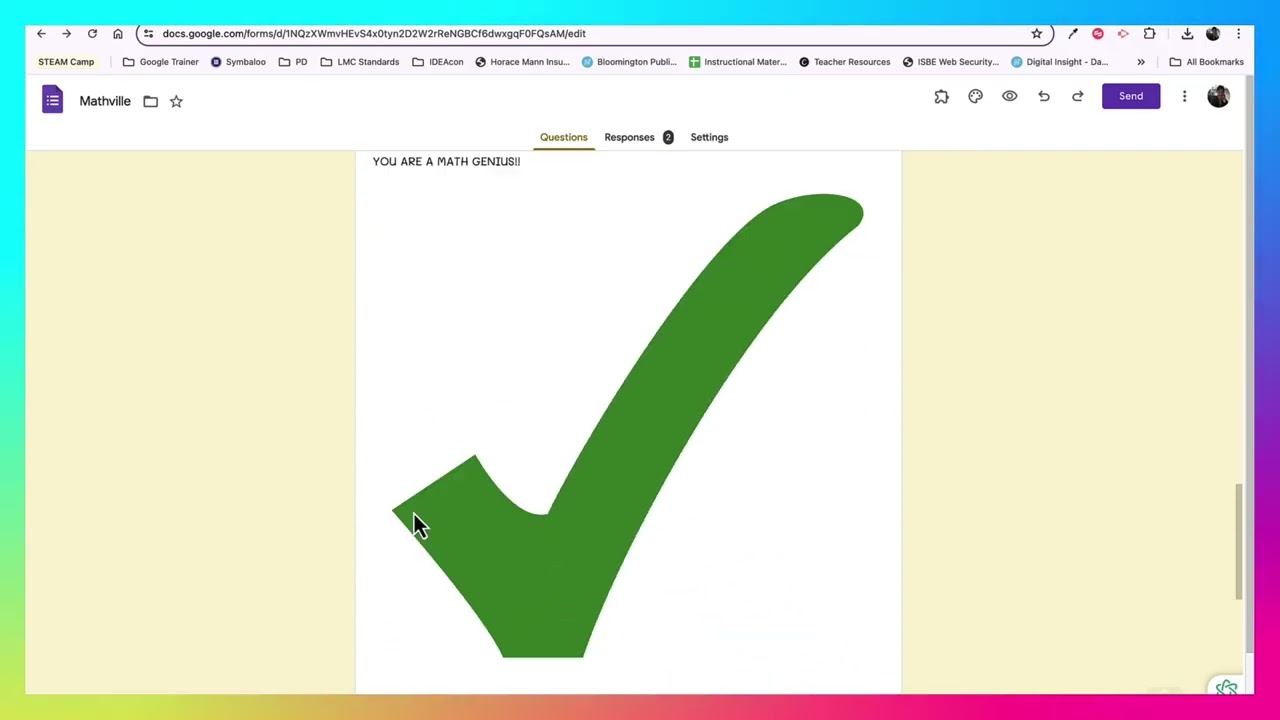 Section-Based Navigation in Google Forms