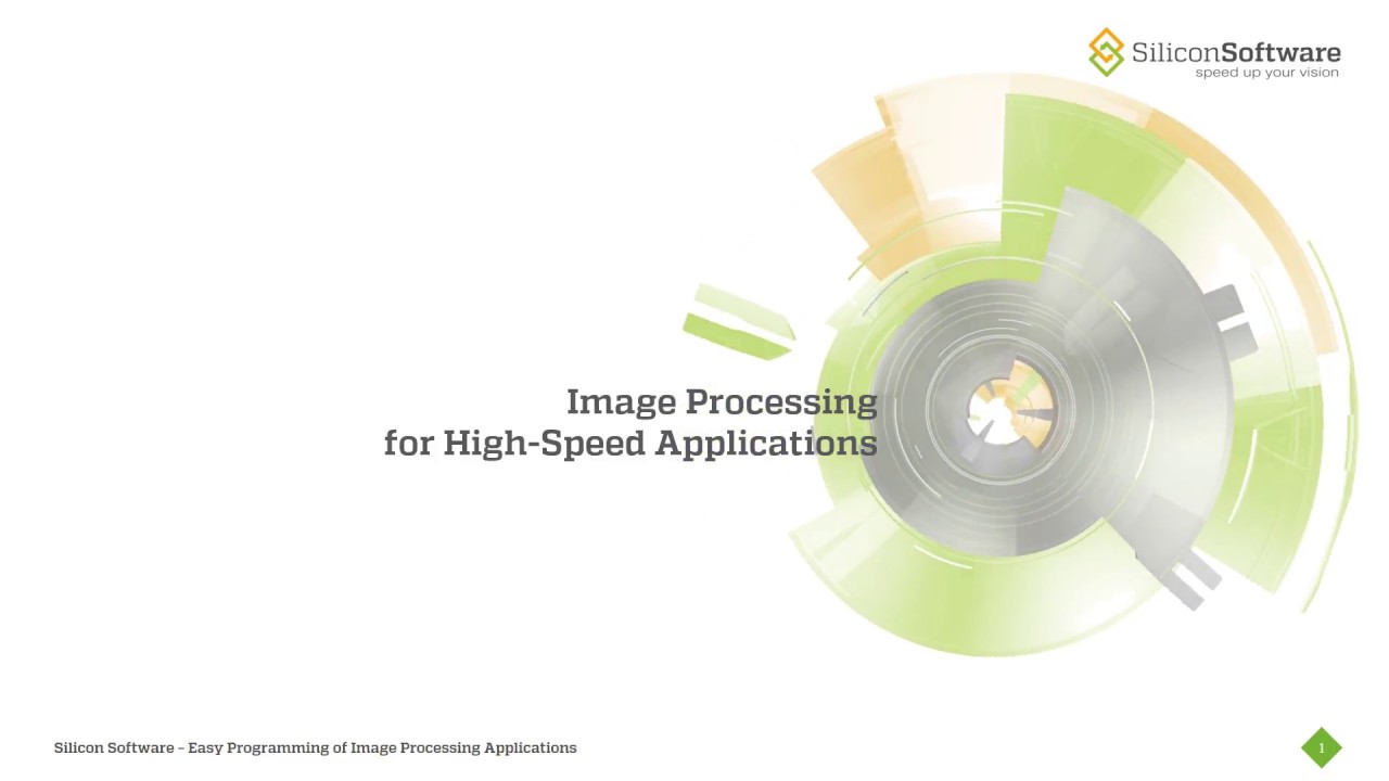 SiliconSoftware Image Processing for High Speed Applications