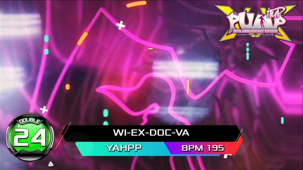 [PUMP IT UP XX] WI-EX-DOC-VA D24 (pre D23 → D24) (DRILL LV.10 TITLE Video)