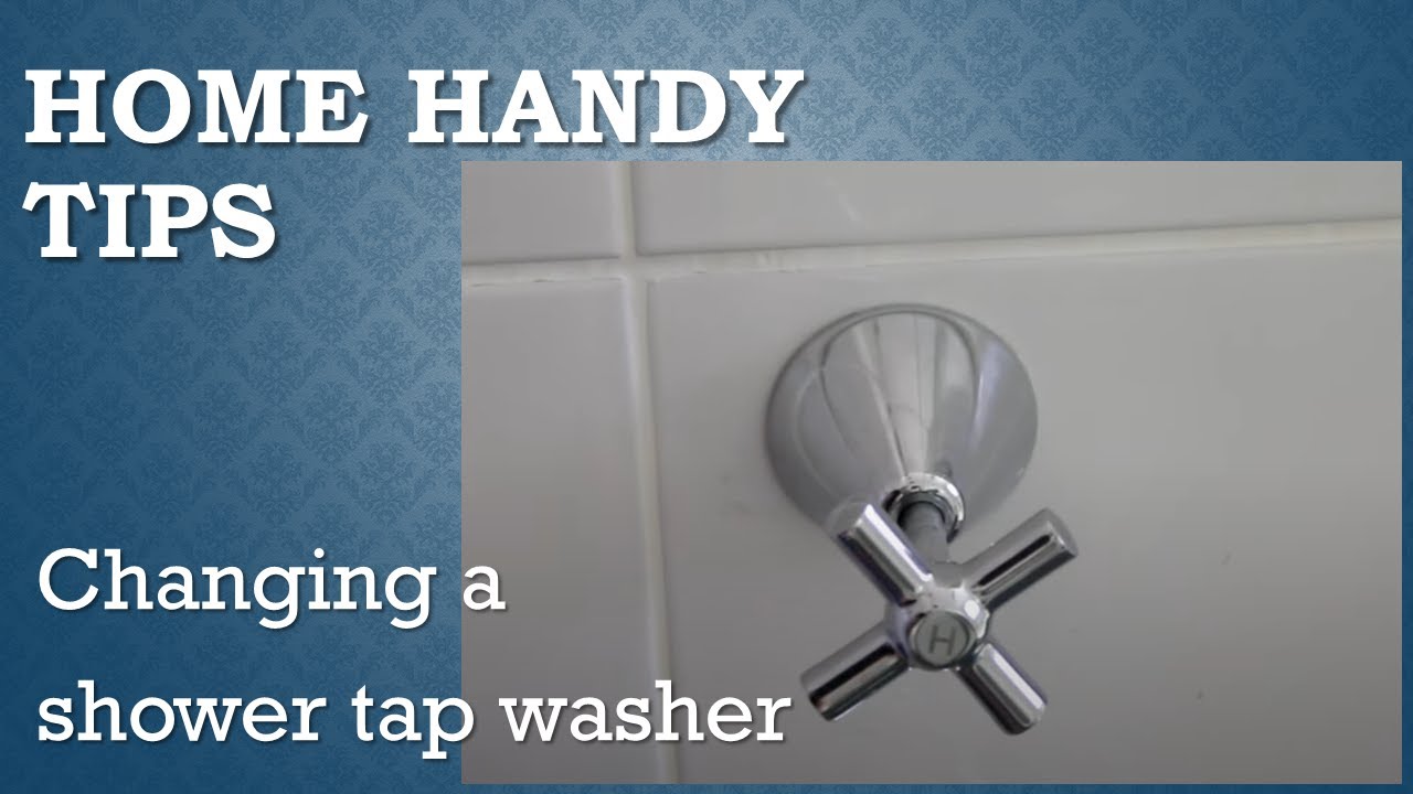 Changing a shower tap washer