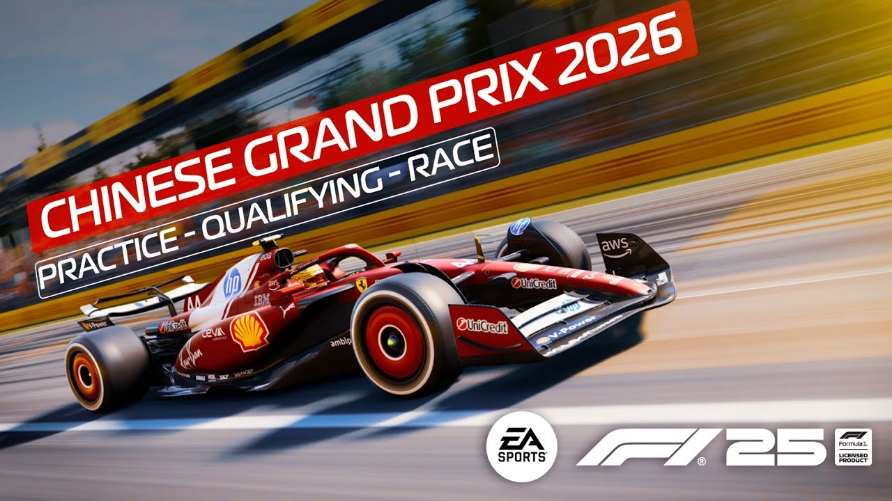 F1 25 LIVE 🔴 | Can Ferrari Grab Pole at Shanghai? | Chinese Grand Prix Simulation