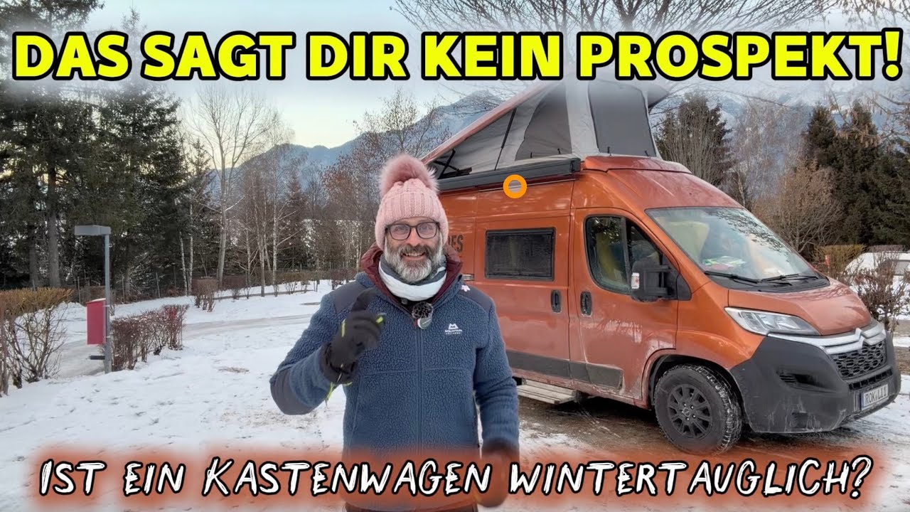 Pössl im Wintertest ❄️ −15 °C in Tirol: Wie wintertauglich ist ein Kastenwagen wirklich?
