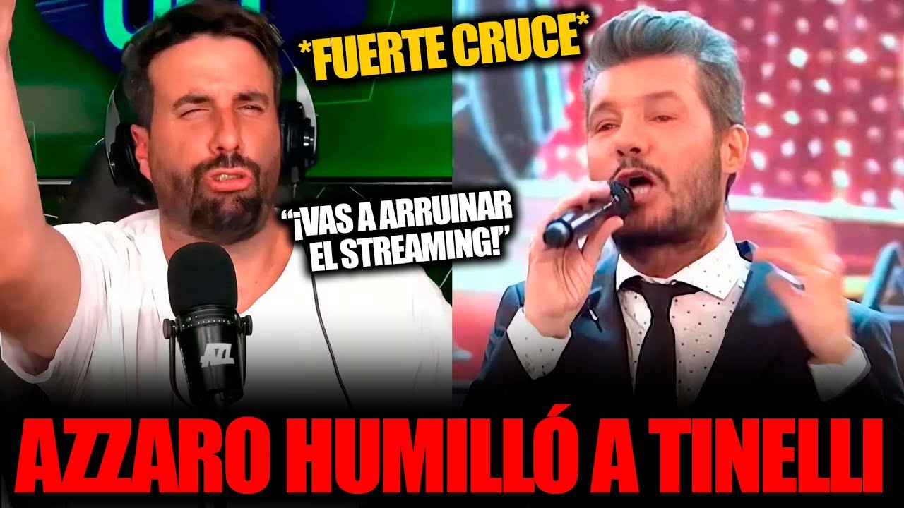 AZZARO HUMILLÓ A TINELLI POR SU DEBUT EN EL STREAMING