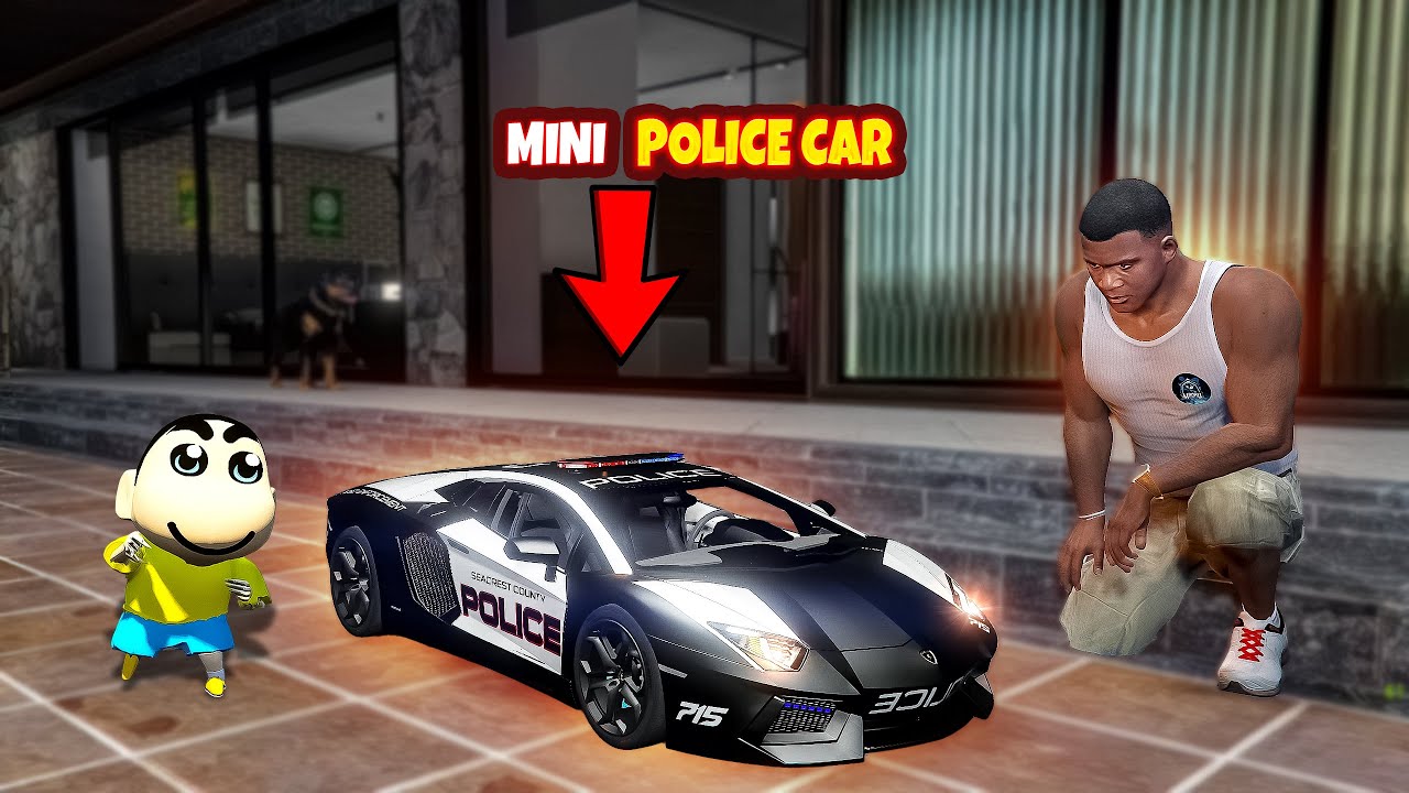 Franklin & Shinchan Buy Mini 'POLICE CAR' in GTA 5 | Pennem Star