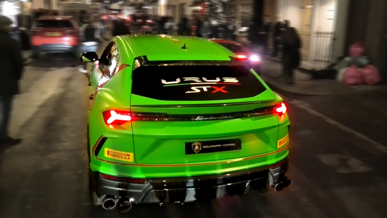 World&rsquo;s first URUS ST-X at Lamborghini Party BRUTAL SOUND SETS OFF SHOP ALARM!
