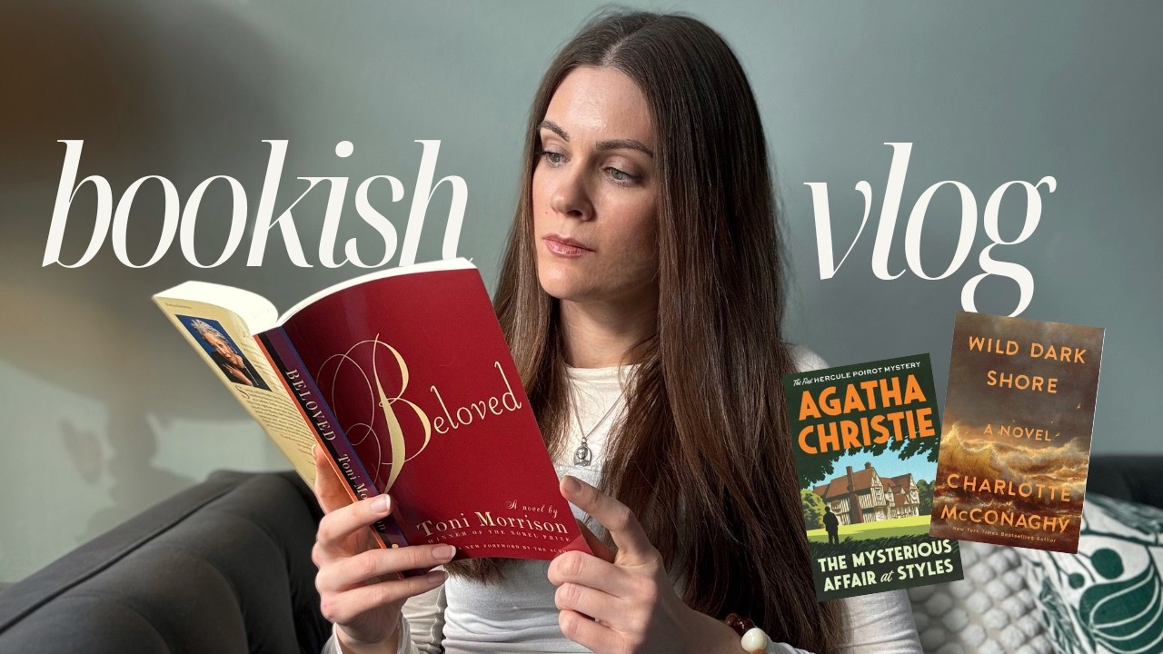 books I've read this month, analog hobbies & a simple valentine’s | vlog