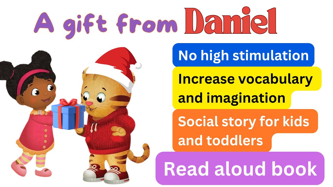 Daniel Tiger's A Gift from Daniel | Social stories toddlers & kids | Read Aloud book | Bedtime story